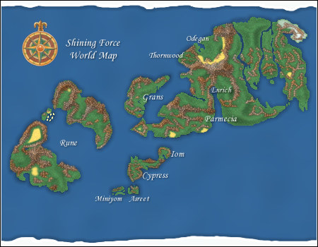Shining Force Neo Map